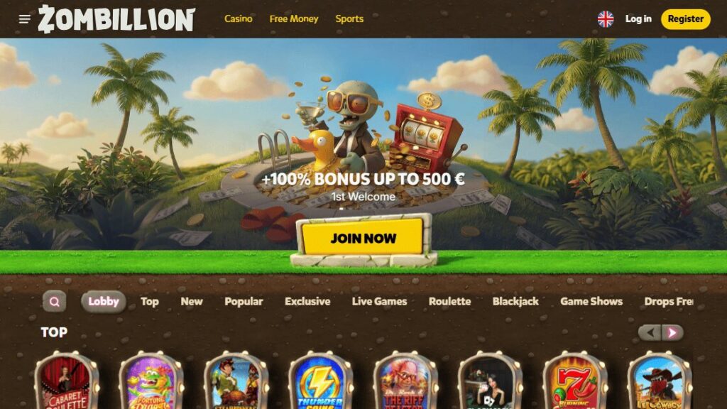ervaringen met buitenlandse goksite zombillion casino